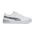 Sneakers bianche con striscia laterale argento Puma Carina Untamed, Brand, SKU s312000098, Immagine 0